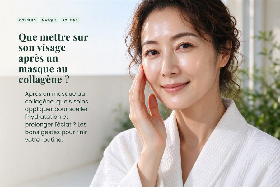 Que mettre sur son visage après un masque au collagène ?