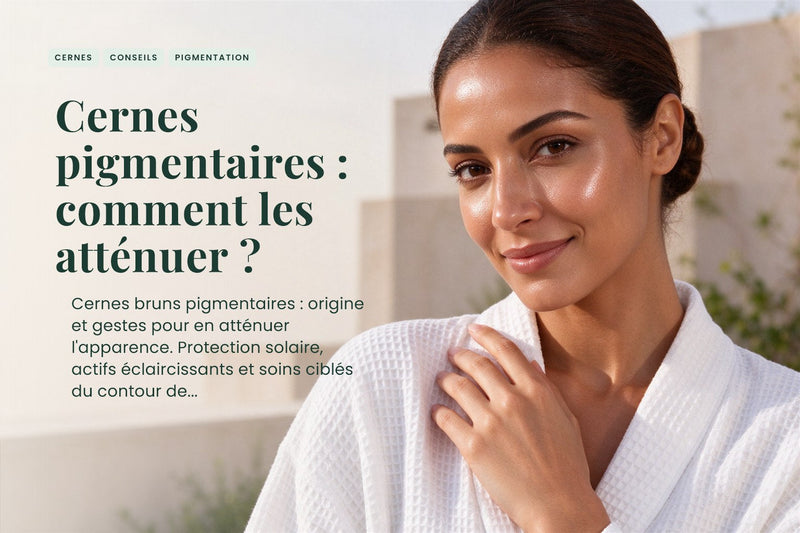 Cernes pigmentaires : comment les atténuer ?