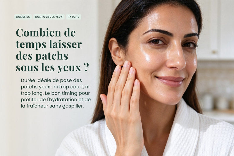 Combien de temps laisser des patchs sous les yeux ?