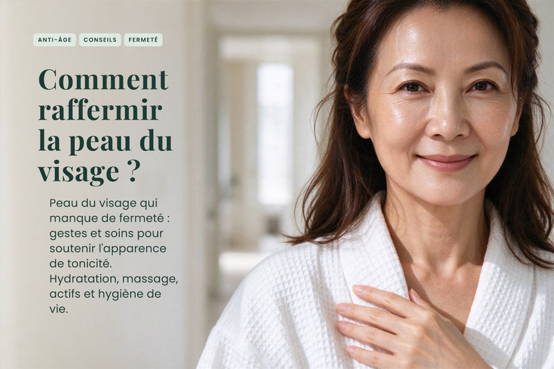 Comment raffermir la peau du visage ?
