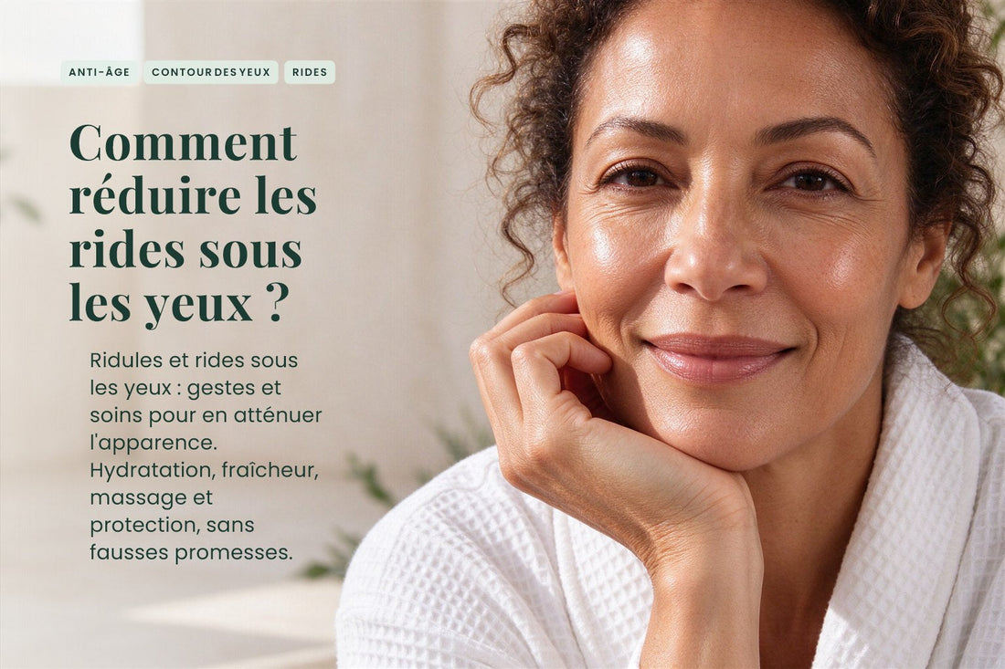 Comment réduire les rides sous les yeux ?