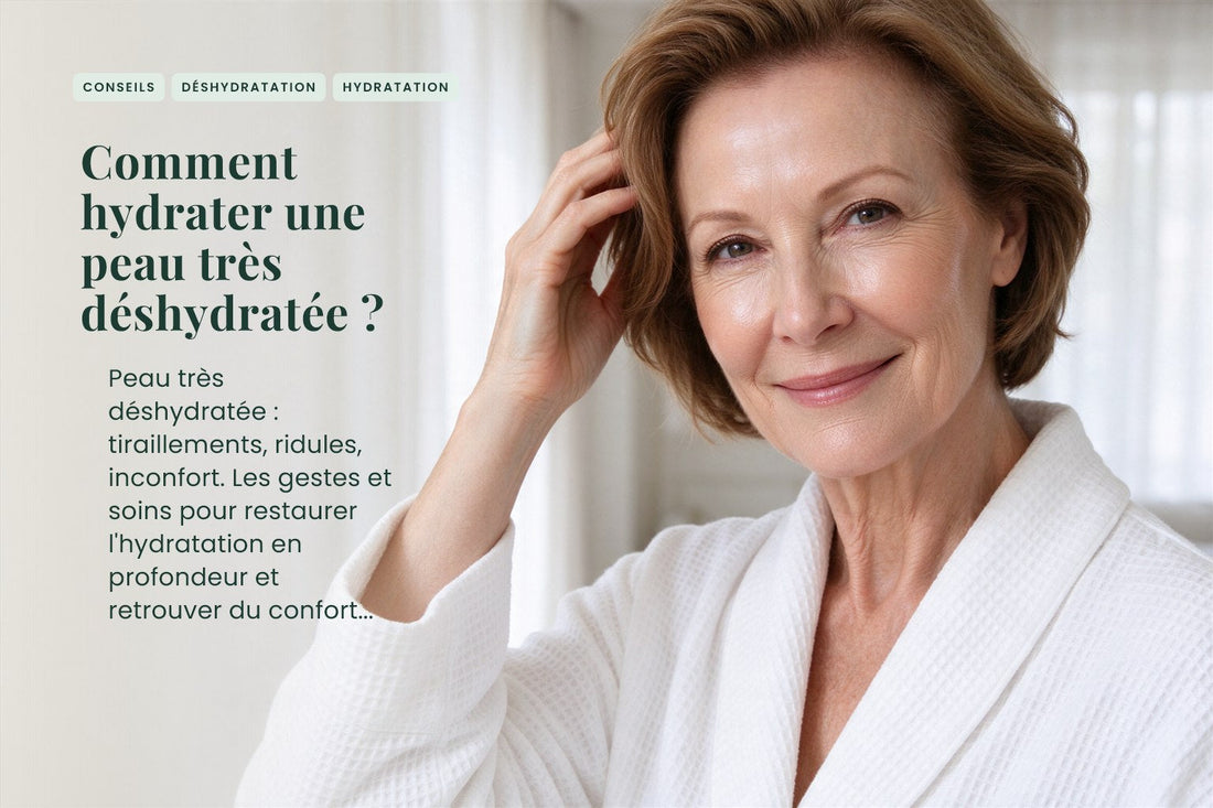 Comment hydrater une peau très déshydratée ?