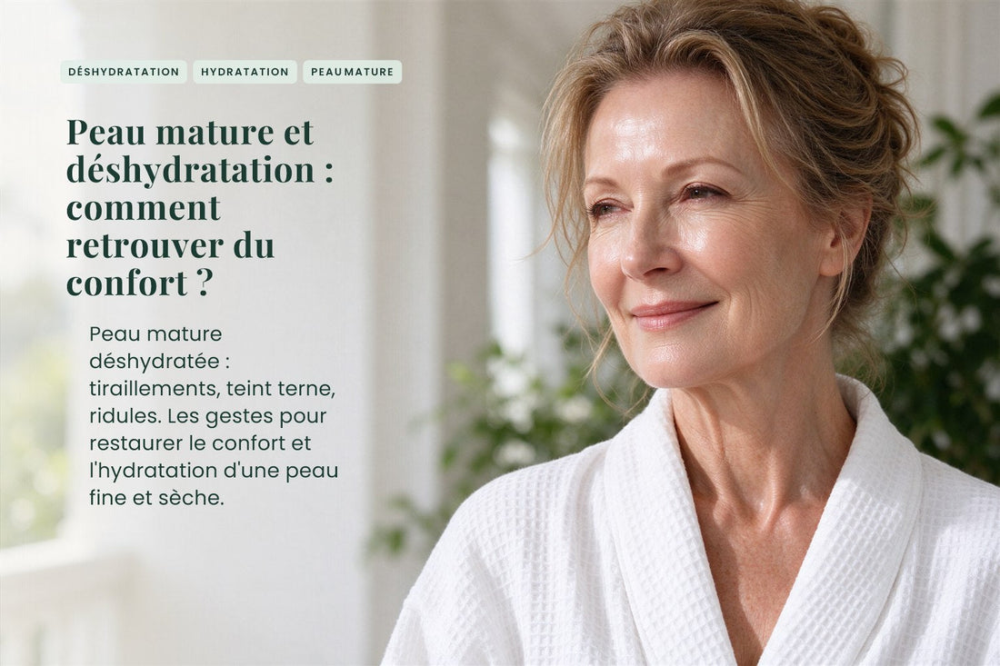 Peau mature et déshydratation : comment retrouver du confort ?