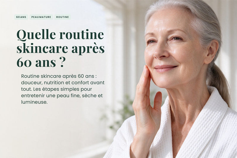 Quelle routine skincare après 60 ans ?