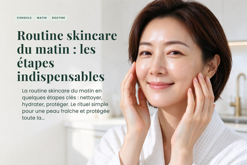 Routine skincare du matin : les étapes indispensables