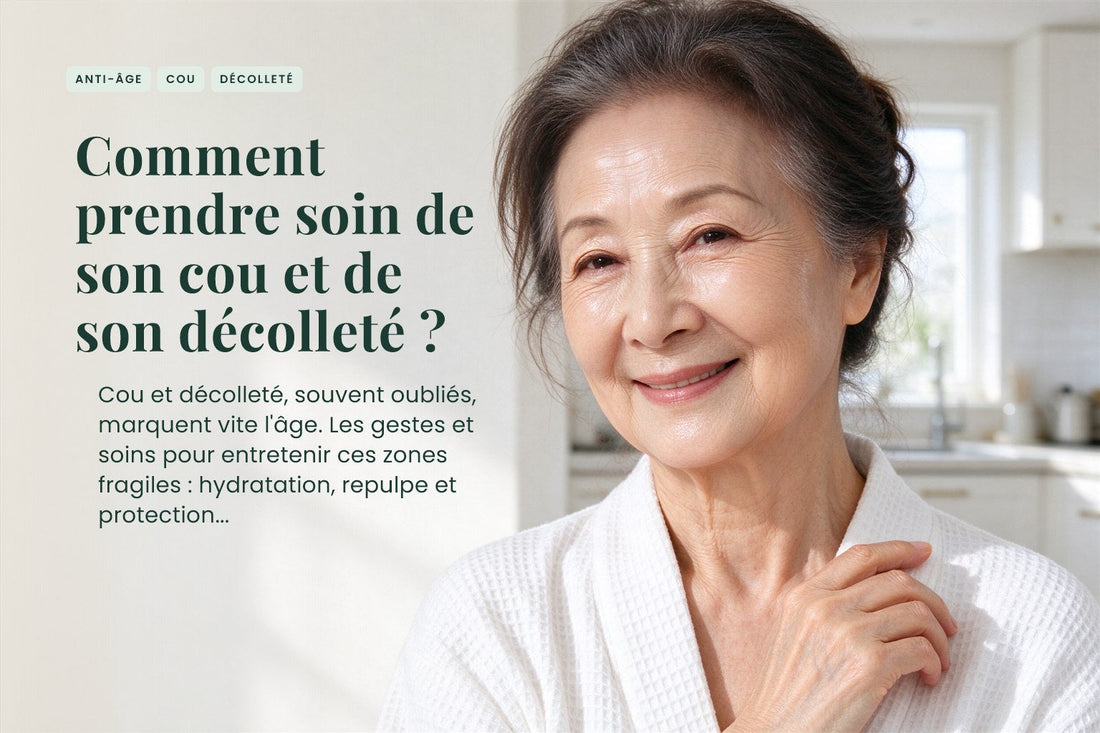Comment prendre soin de son cou et de son décolleté ?
