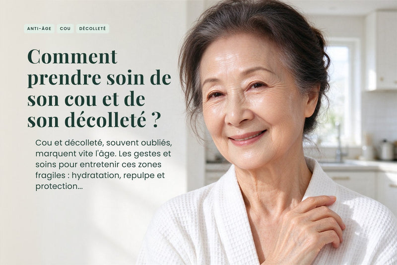 Comment prendre soin de son cou et de son décolleté ?