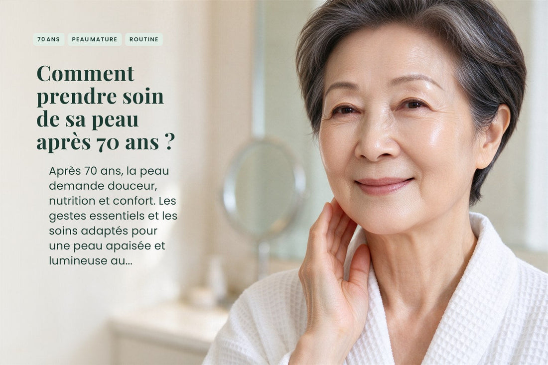 Comment prendre soin de sa peau après 70 ans ?