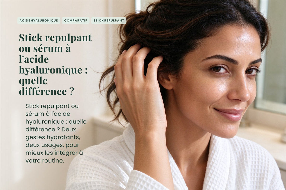Stick repulpant ou sérum à l'acide hyaluronique : quelle différence ?