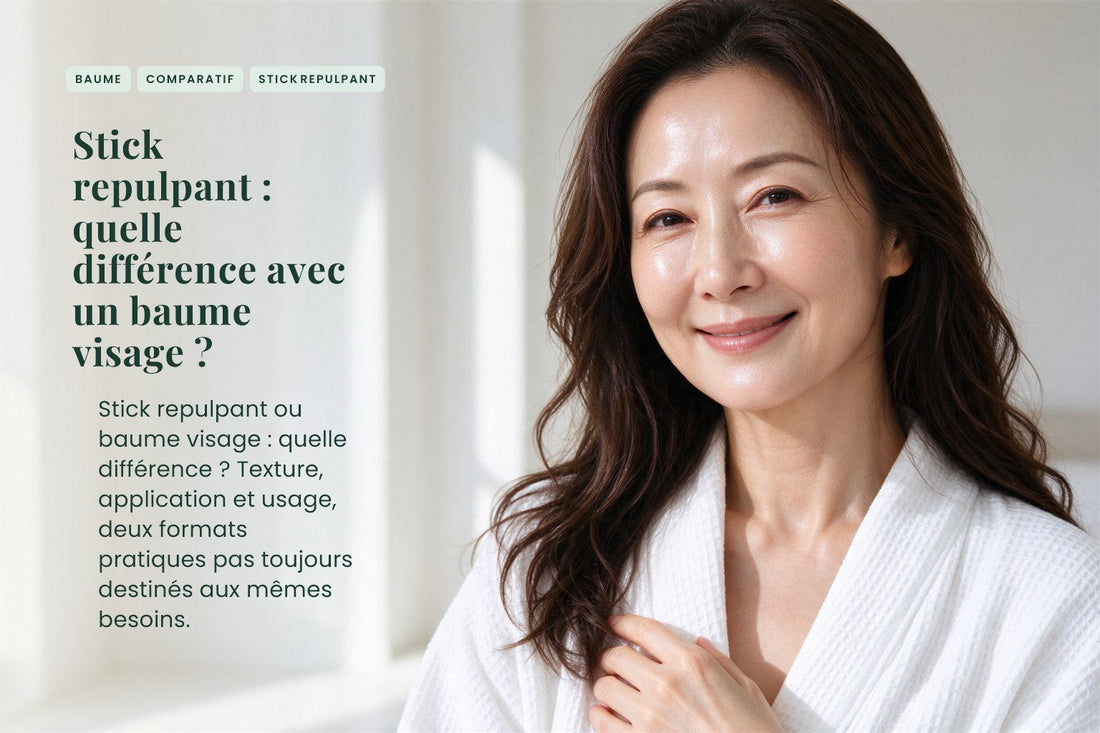 Stick repulpant : quelle différence avec un baume visage ?