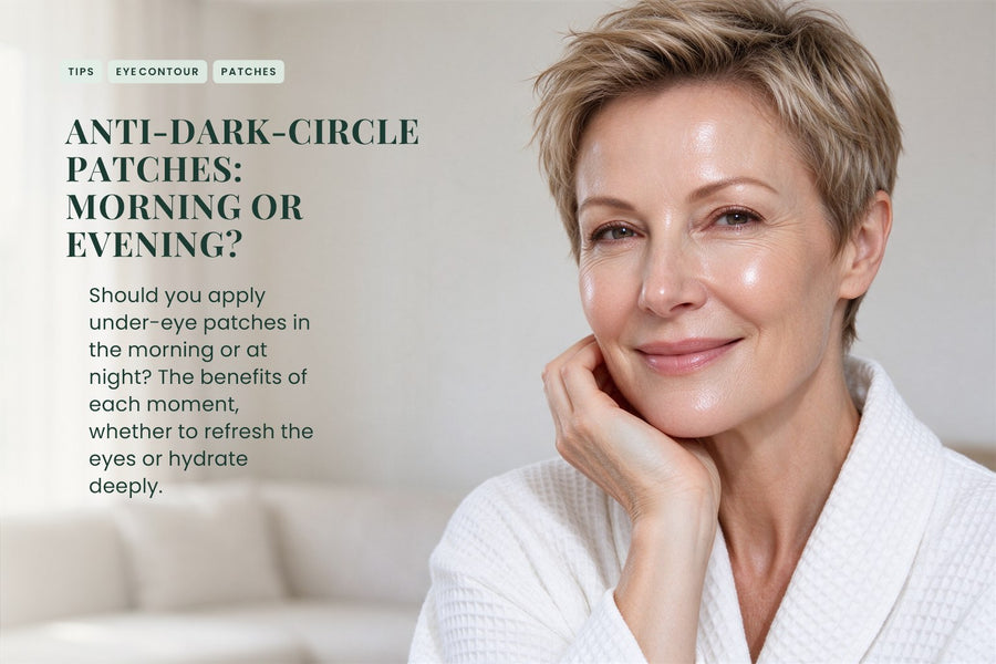 Anti-Dark-Circle Patches: Morning or Evening?